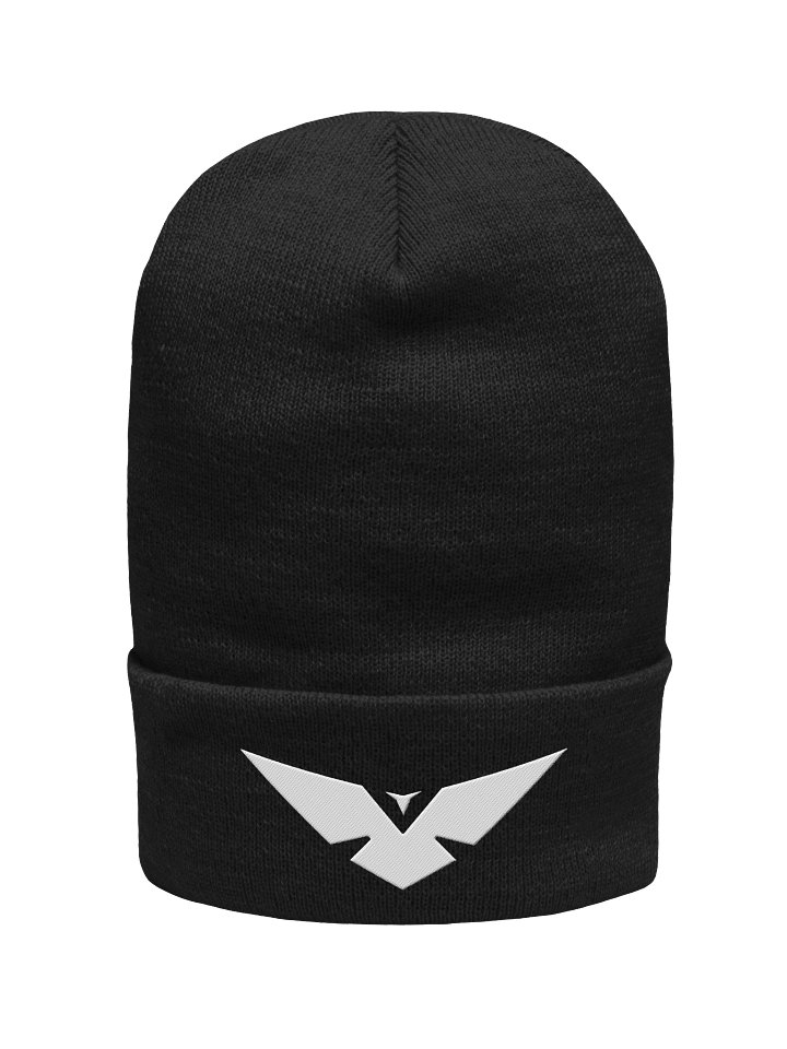 White Logo Cuffed Beanie product image (1)