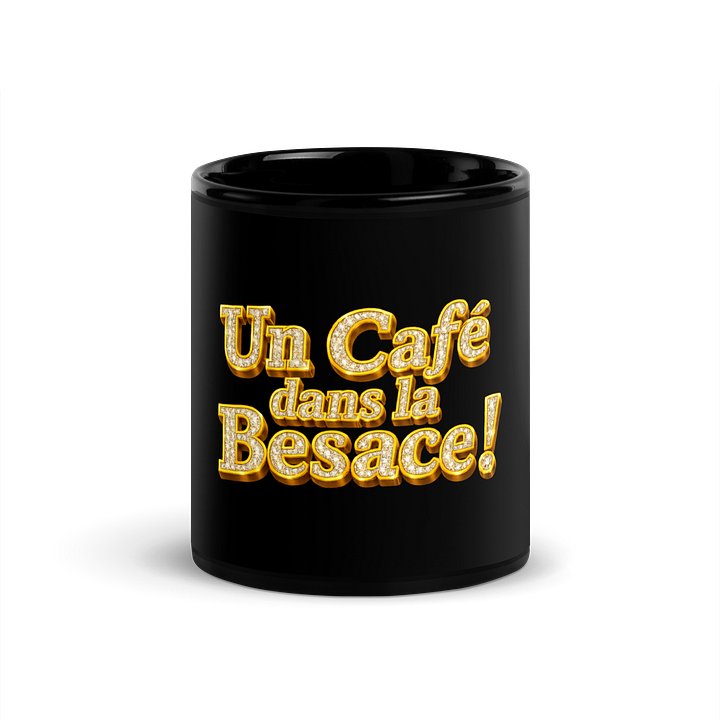 Mug noir « Un Café dans la Besace ! » product image (1)