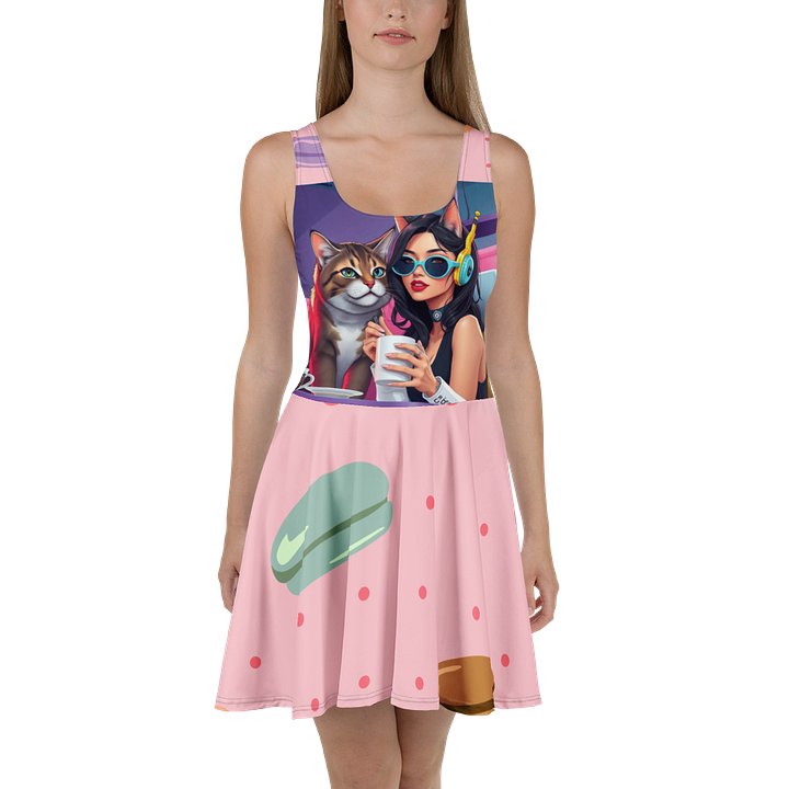 Skater Dress-Cyberpunk Coffee Date product image (2)