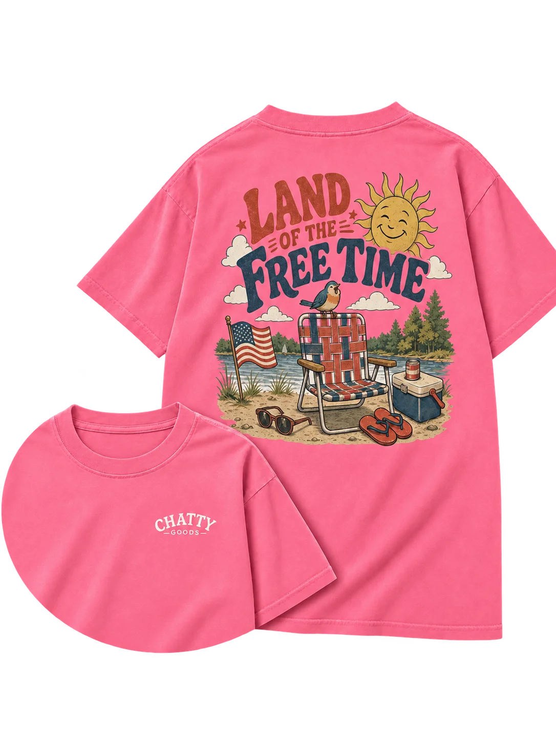 Land of the Free Time Tee | Americana Collection product image (1)
