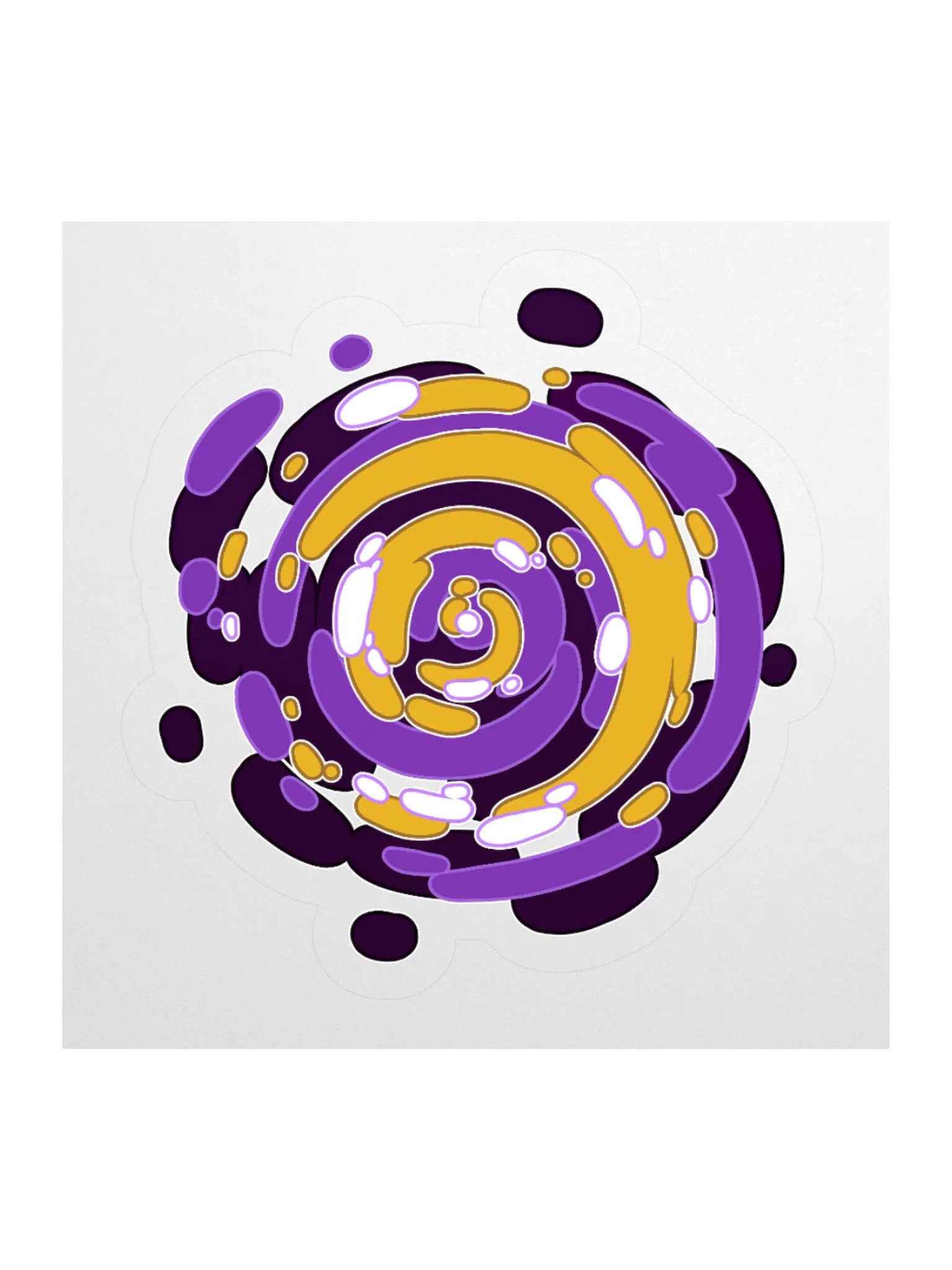 Time Warp Sticker (Nonbinary Pride Flag) product image (1)