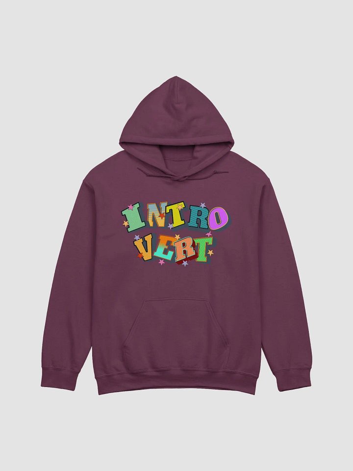 Introvert Letter Starry Classic Hoodie product image (9)