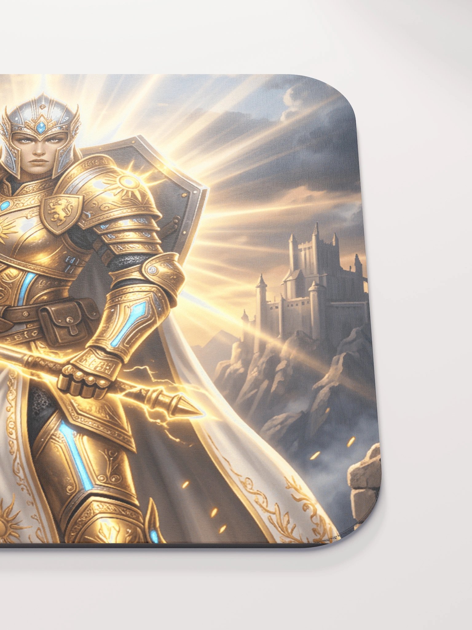 Radiant Paladin Mouse Pad product image (5)