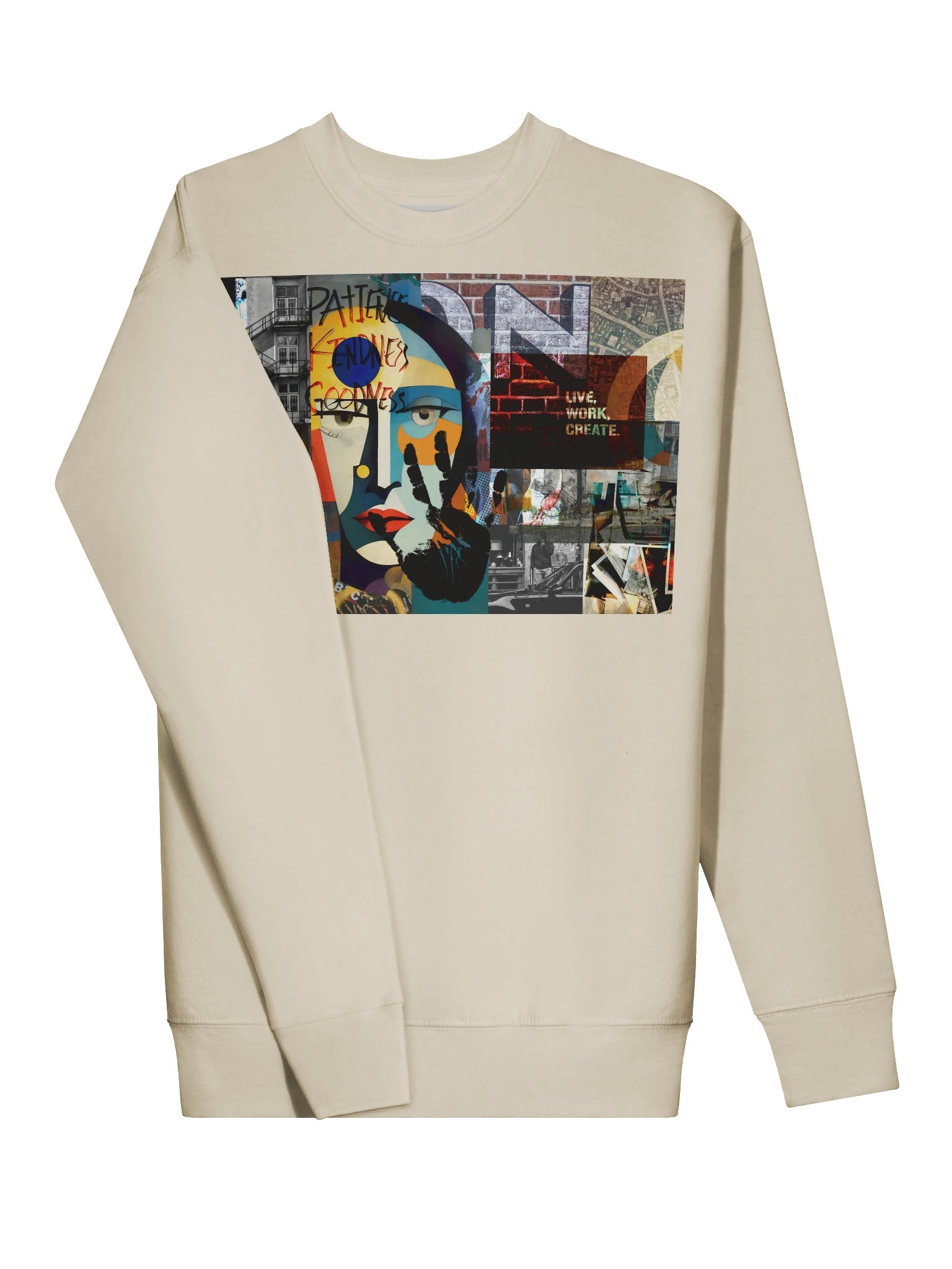 'Live, Work, Create' by Edward Martin Premium Sweatshirt product image (116)