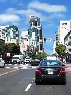 San Diego🌴☀️#cali #usa🇺🇸 #travel #downtown #driving 