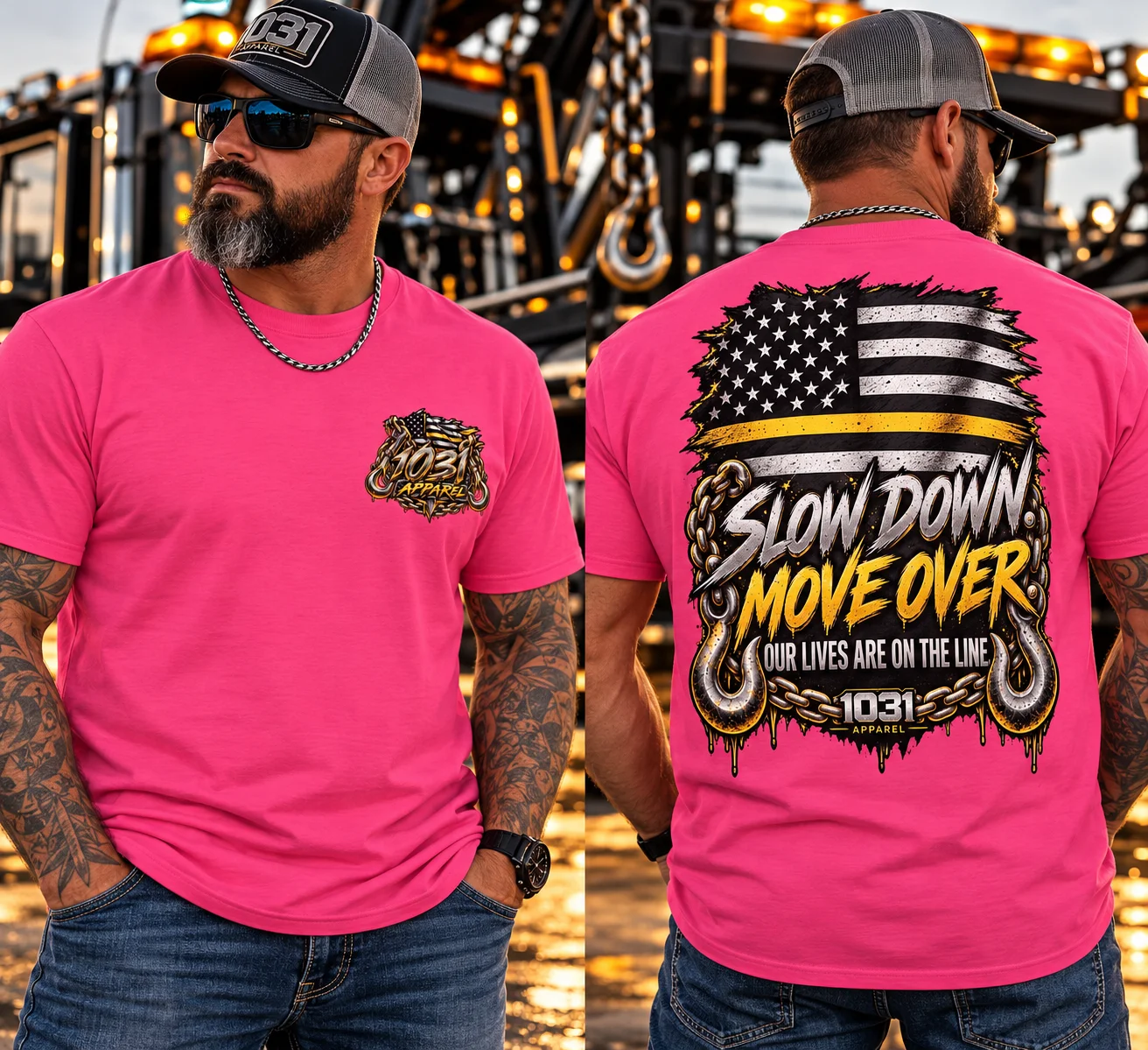 SLOW DOWN AND MOVE OVER BREAST CANCER AWARENESS product image (1)