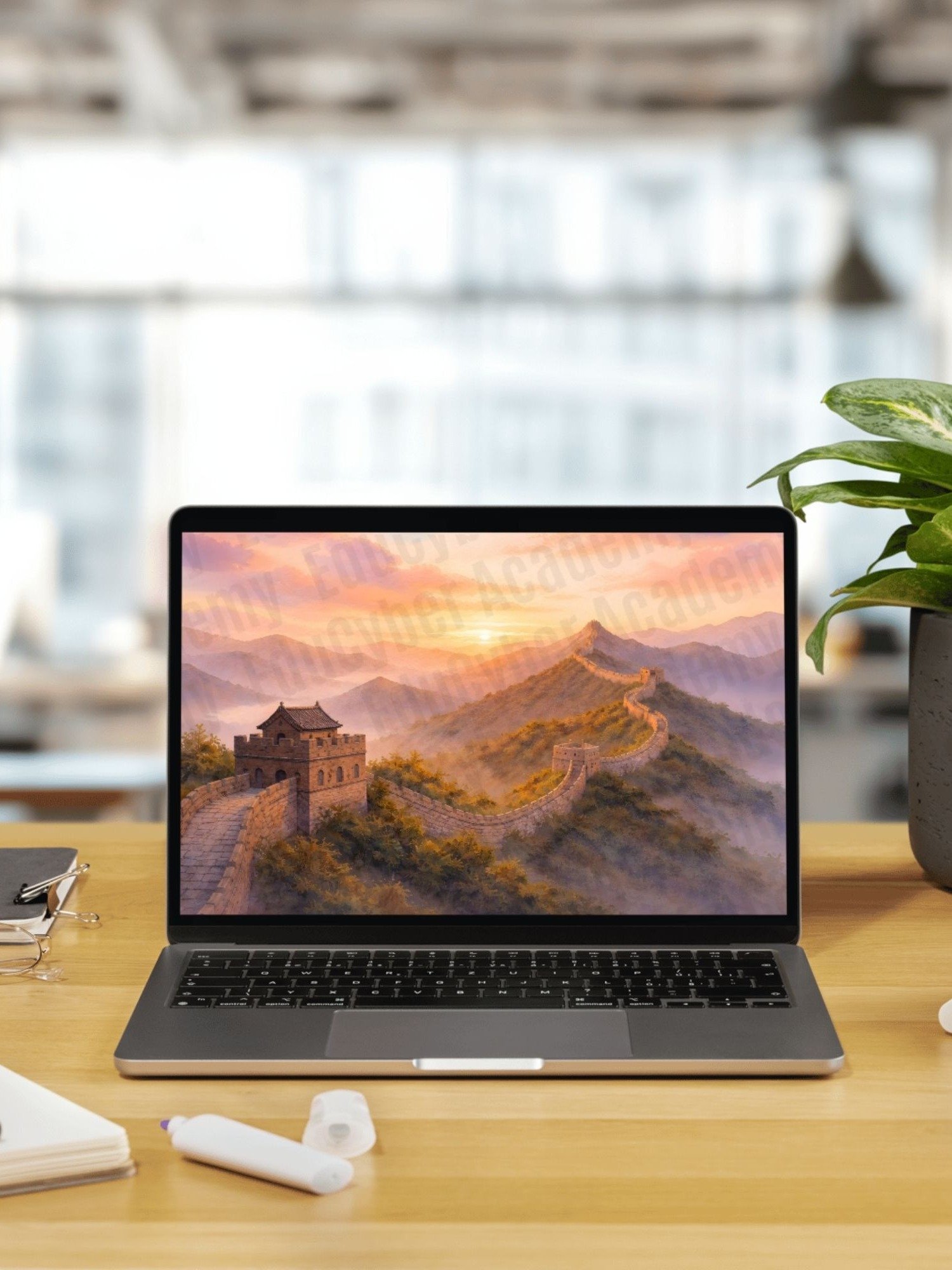 China The Great Wall of China Frame TV Art New 7 Wonders of the World Desktop, Laptop, Background Wallpaper 4K 300 dpi product image (4)