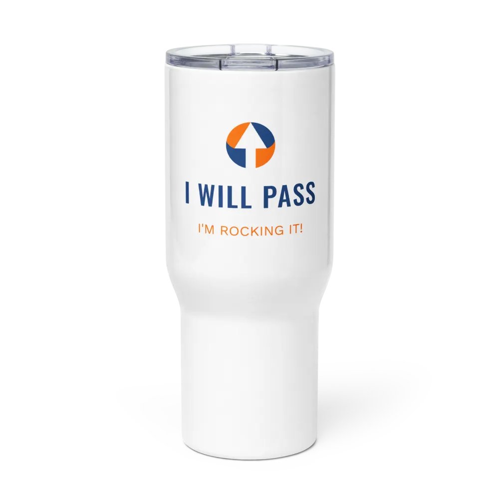 I WILL PASS Travel Mug product image (1)