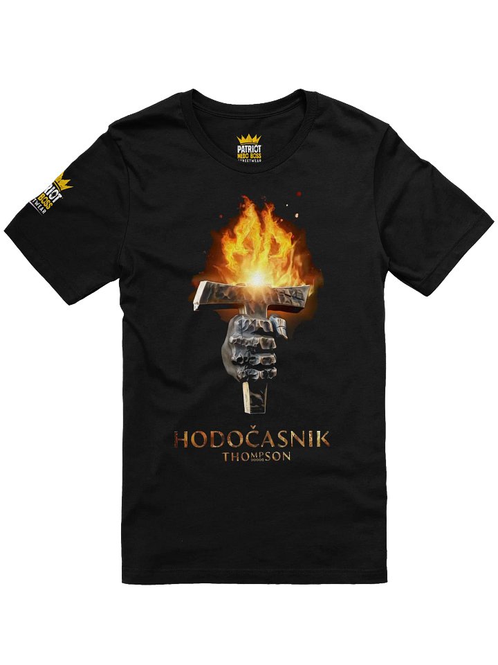 Crowned Distressed Logo T-Shirt Thompson Hodočasnik product image (1)