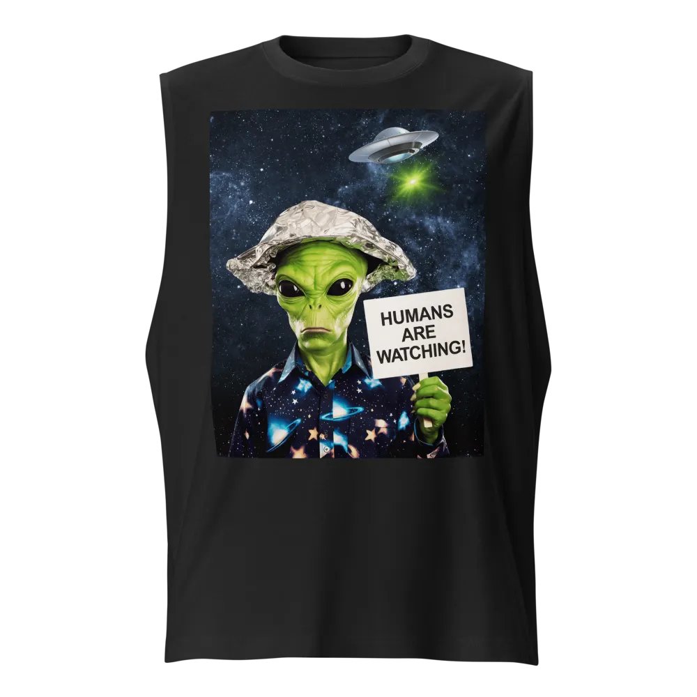 Galactic Warning Muscle Tank Bella+Canvas (Men's) product image (1)