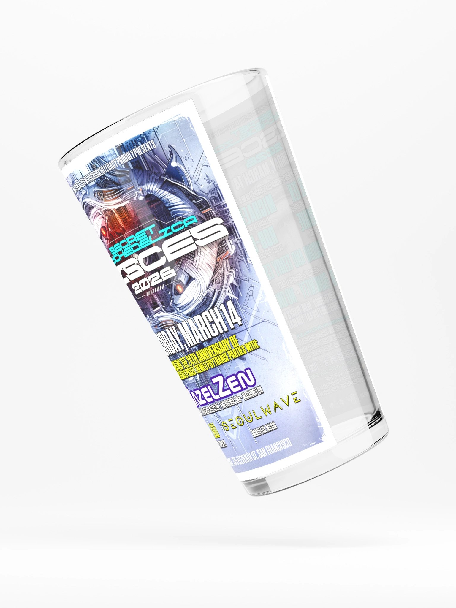 Pisces 2026 Shaker Pint Glass product image (3)