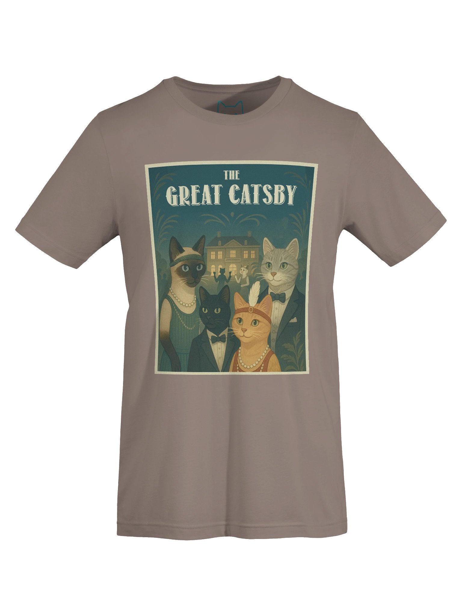 The Great Catsby 1920's Flapper Cat Parody F. Scott Fitzgerald Concert Tee Fit Unisex T-Shirt product image (43)