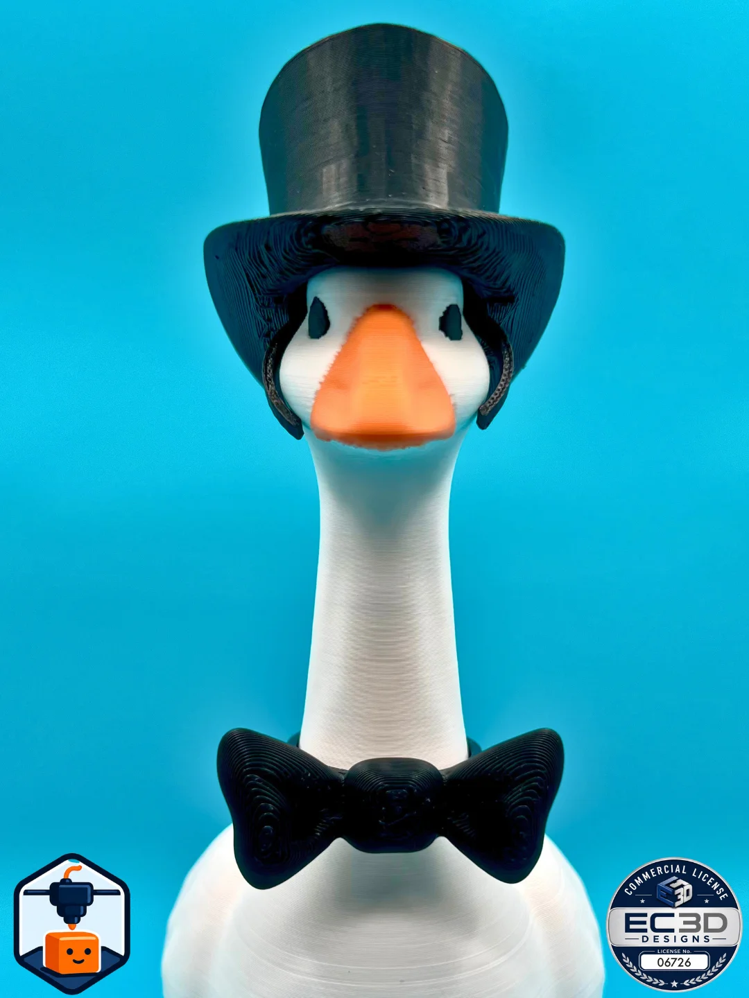 Top Hat and Tie- Desk Goose product image (1)