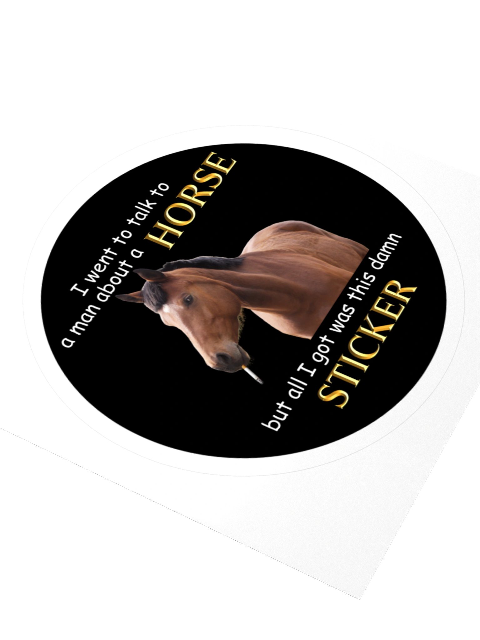 Horse Meeting Gone Wrong Sticker product image (9)