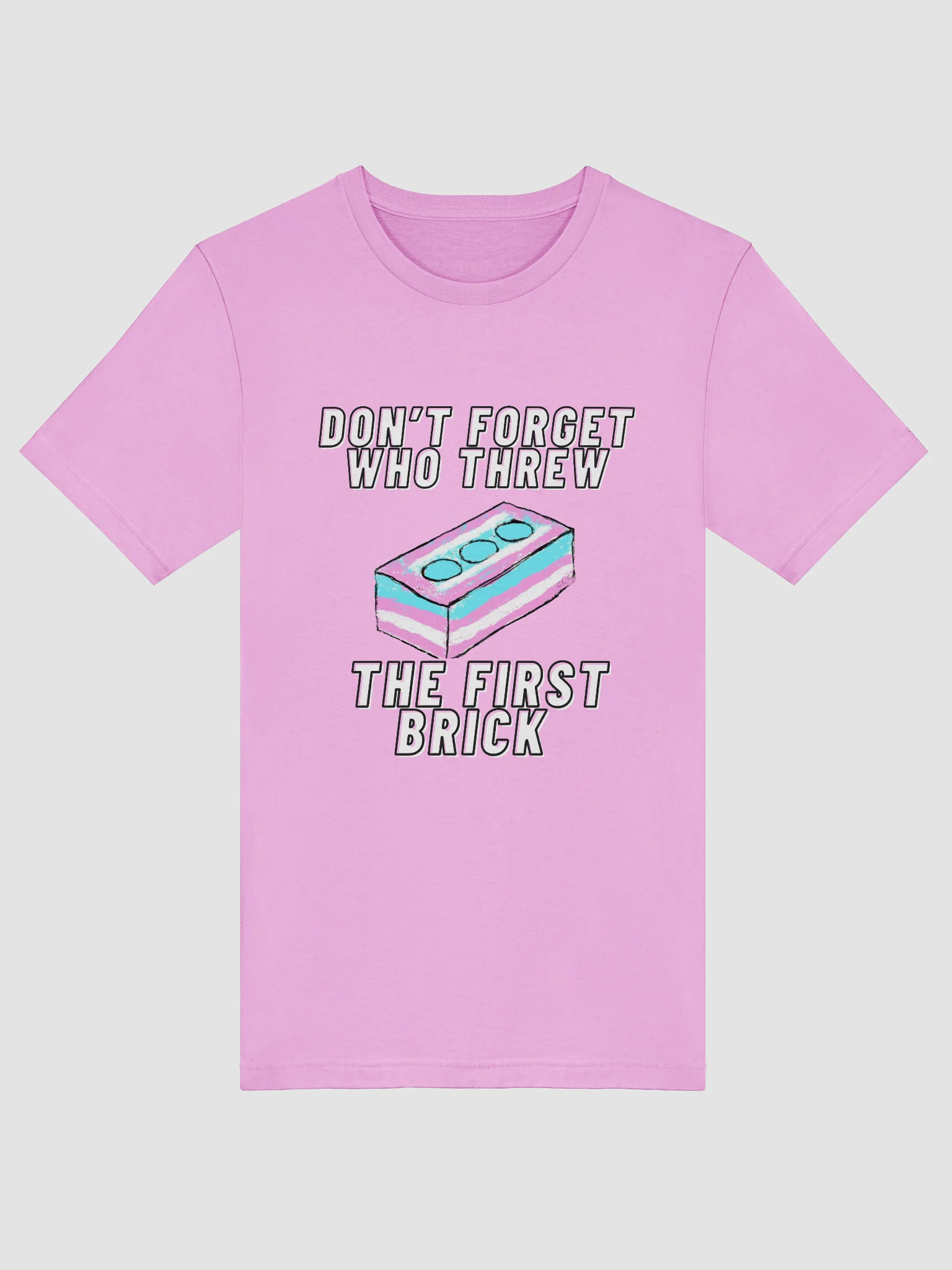 Don't Forget Who Threw The First Brick Tee product image (5)