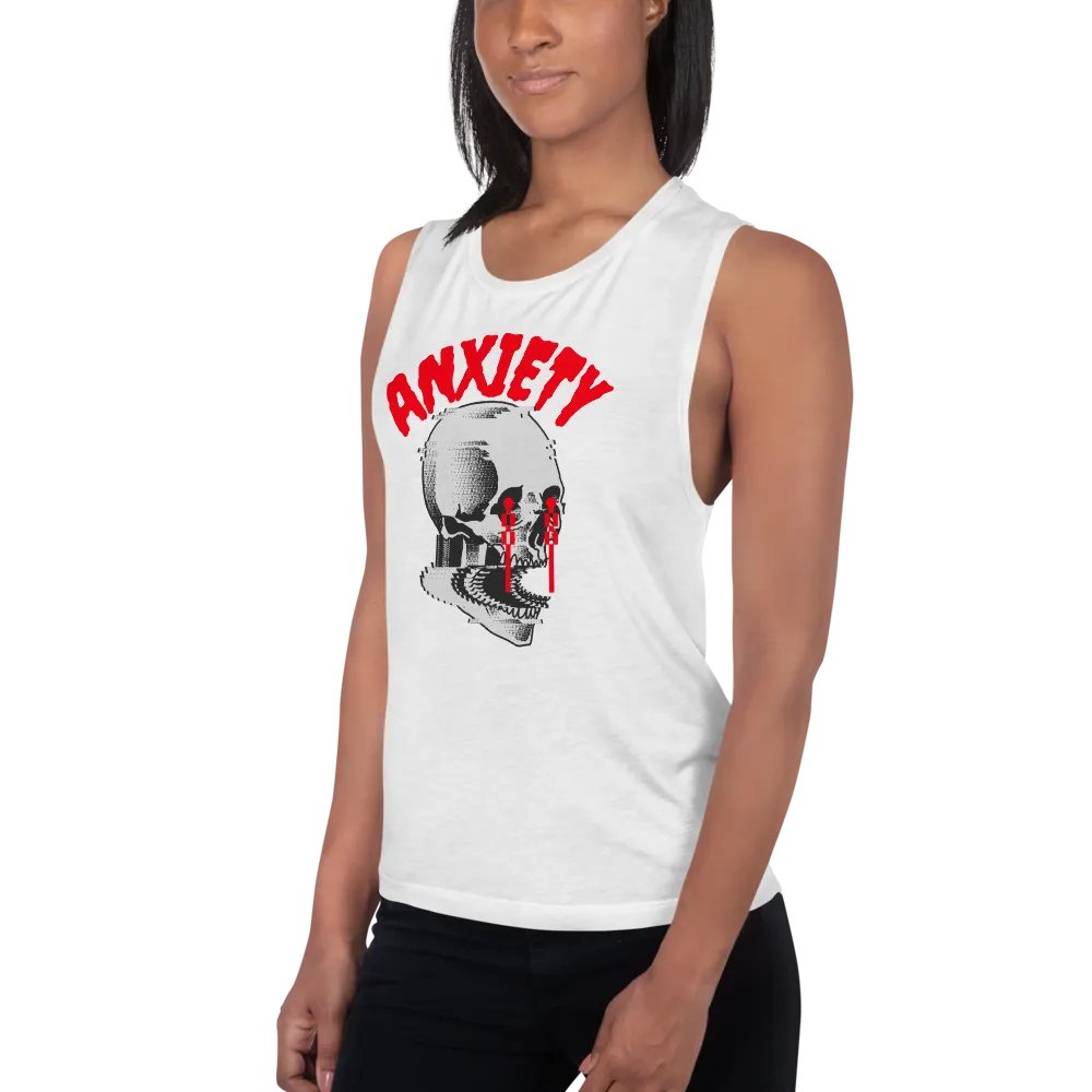 Anxiety flowy tank top product image (2)