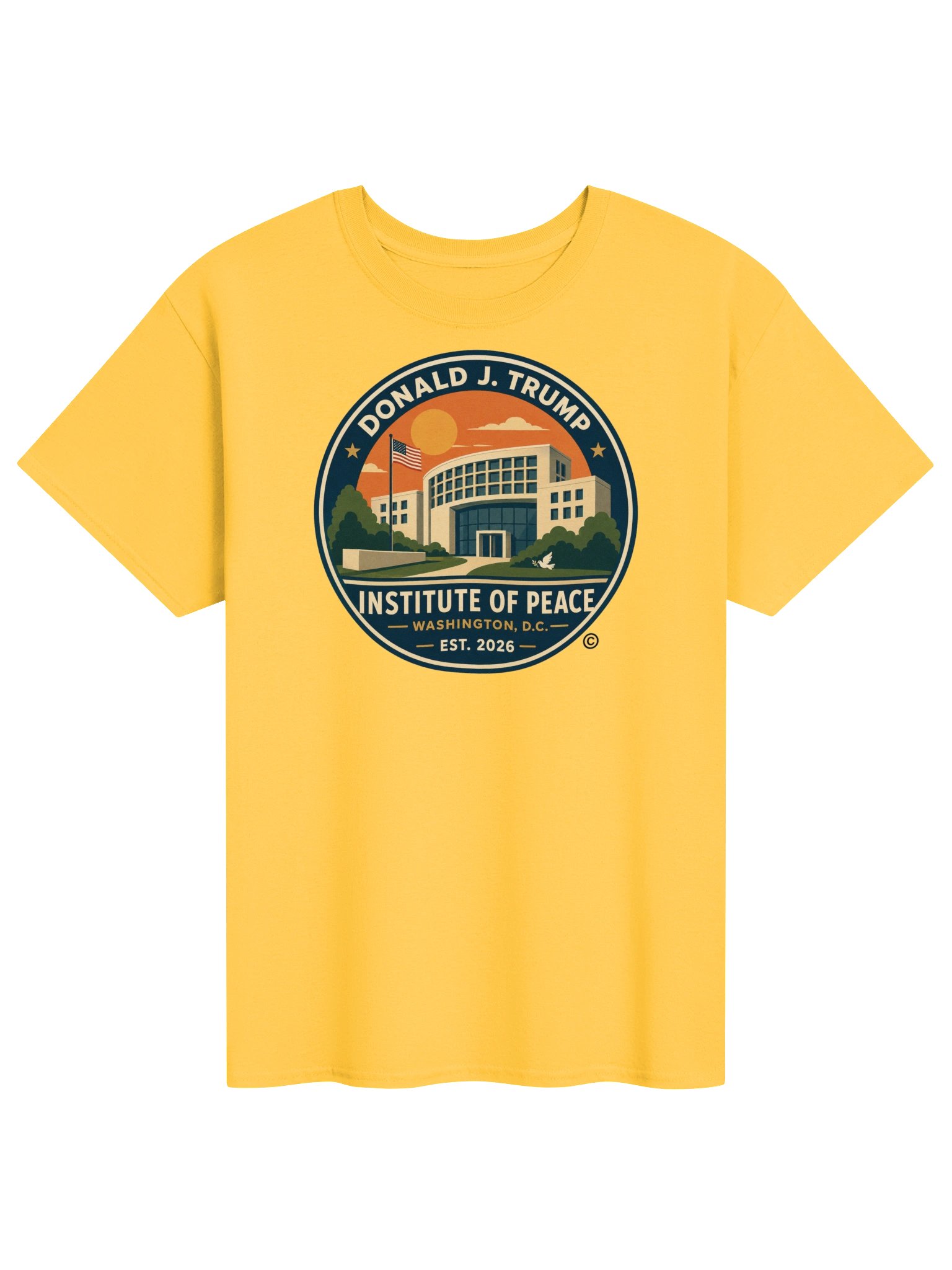 Gildan Heavyweight T-Shirt - Donald J. Trump Institute of Peace™ product image (1)