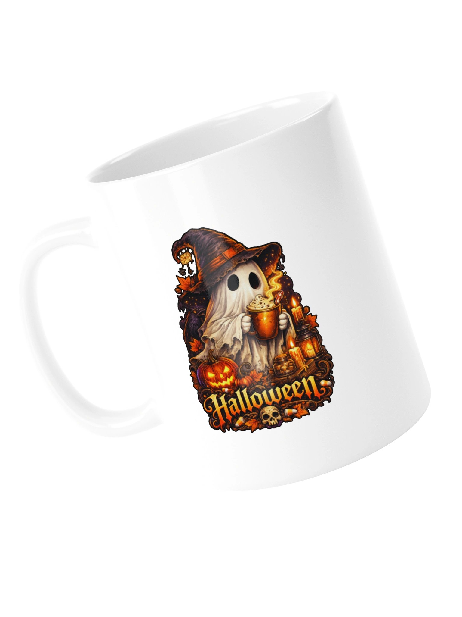 Ghost Halloween Coffee Mug – Spooky Ghost Coffee Cup product image (14)