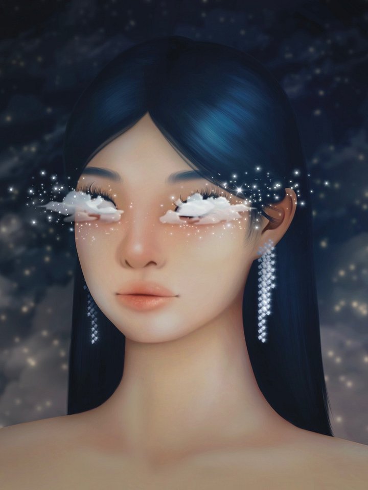 Blue Dreams Sticker product image (1)