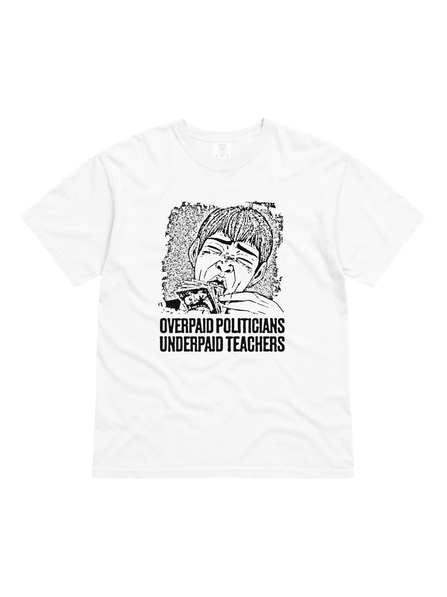 OVERPAID ! T-shirt. white vers. product image (3)