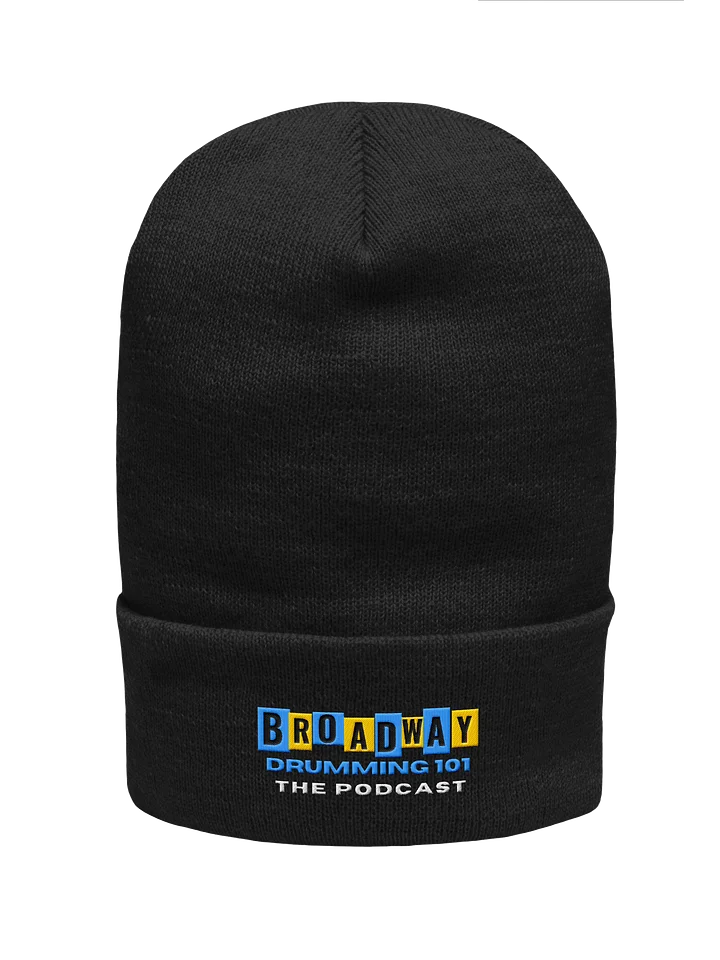 Broadway Drumming 101 Embroidered Beanie – Warm, Soft, and Gig-Ready product image (1)