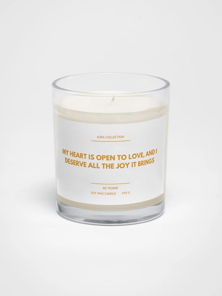 AURA COLLECTION Soy Wax Candle: Open Your Heart product image (1)