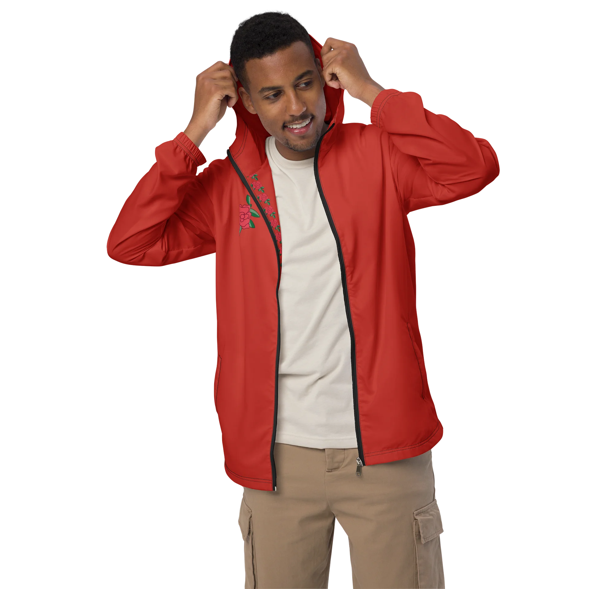 Floral All-Over Print Windbreaker product image (3)