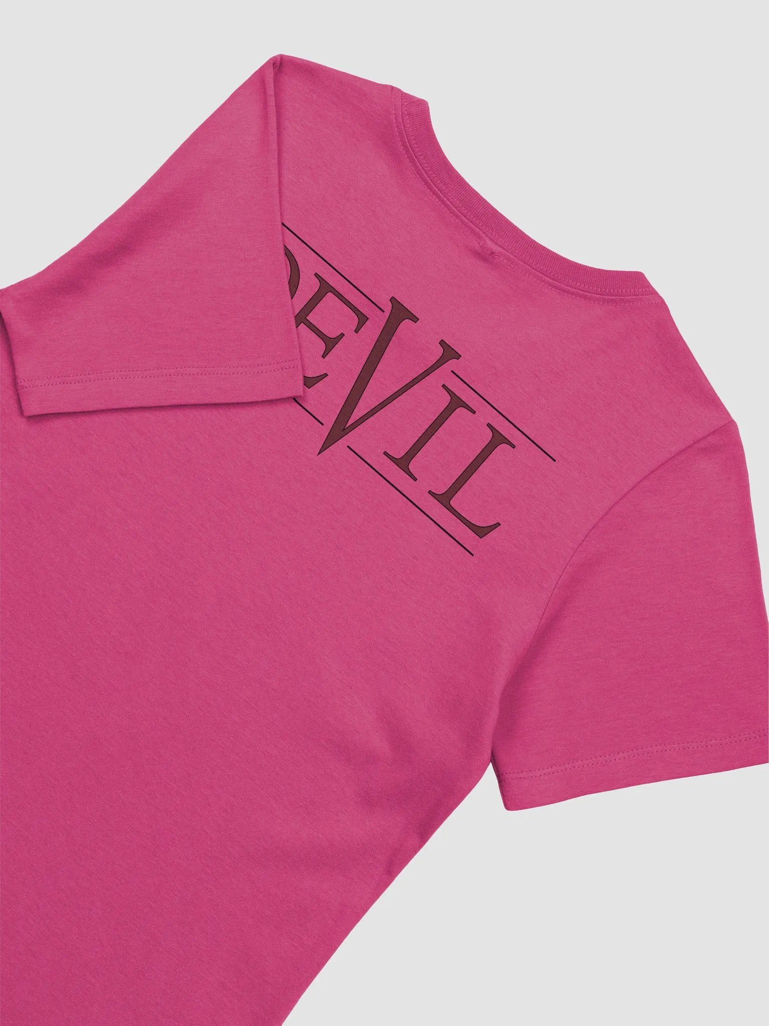 Good Vs Evil - God's In My Heart & The Devil's On My Back - Bella+Canvas Women's Supersoft Relaxed-fit T-Shirt product image (3)