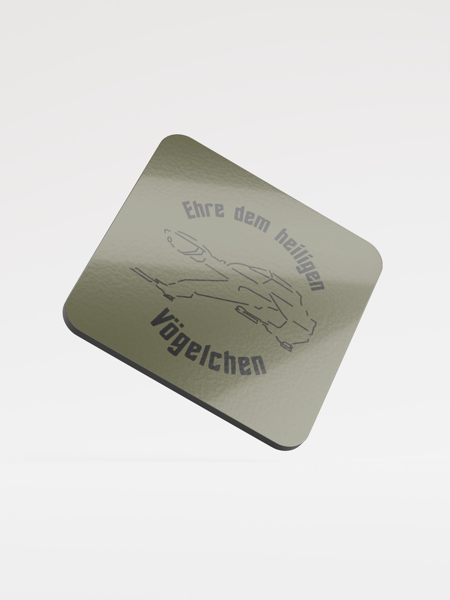 Ehre dem Vögelchen - Untersetzer product image (1)