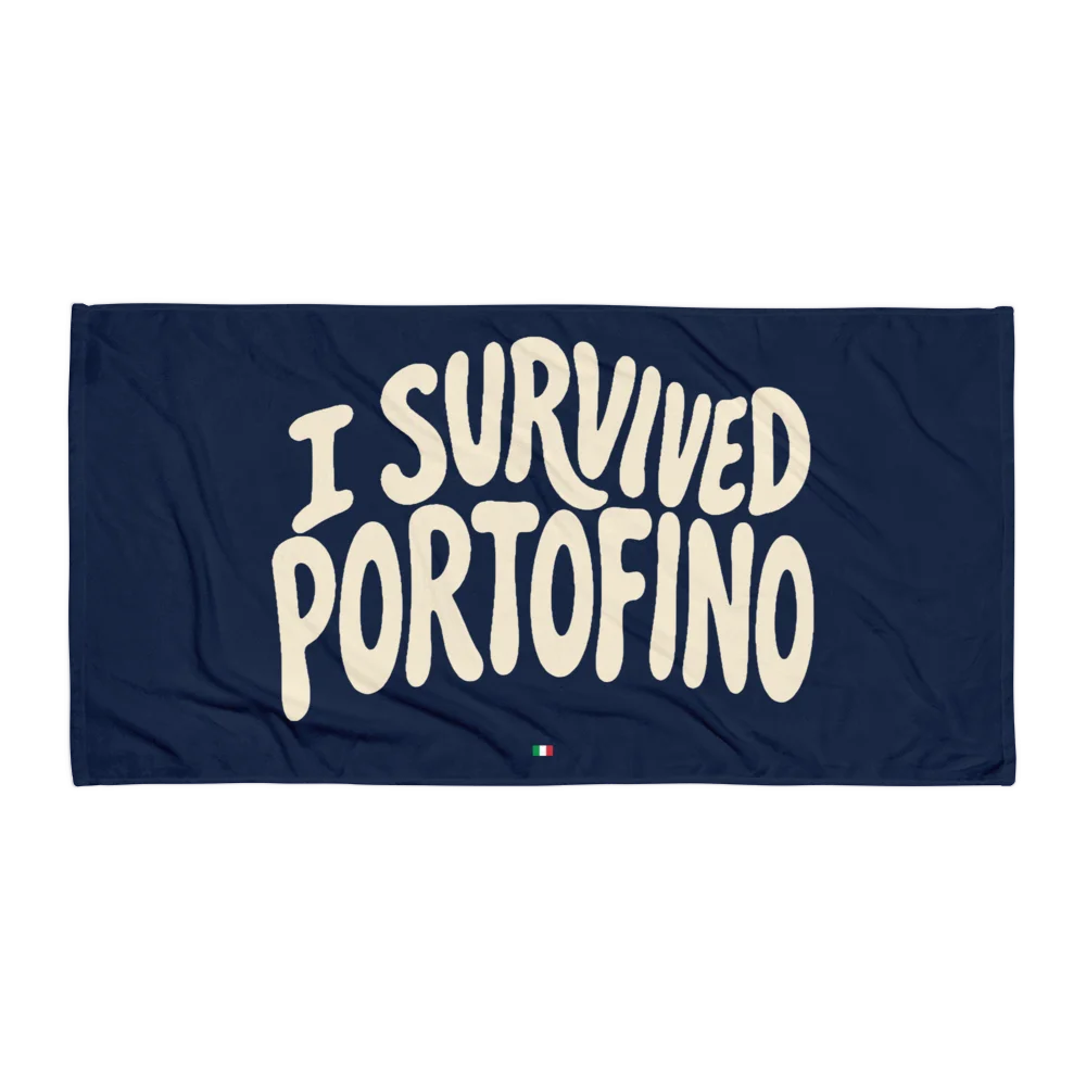 I Survived Portofino — Premium Beach Towel product image (1)