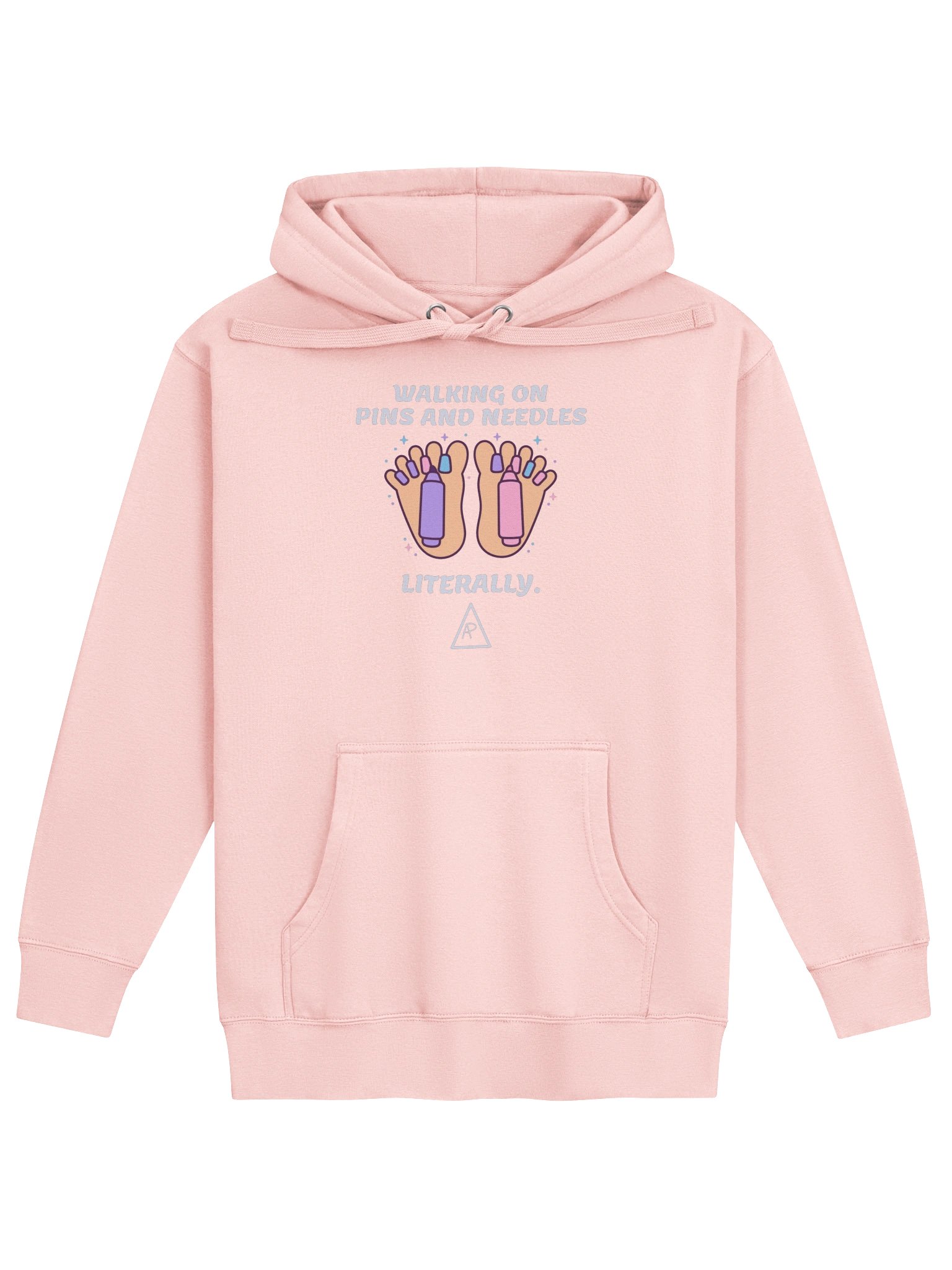 WALKING ON PINS AND NEEDLES — Hoodie — Pink product image (1)