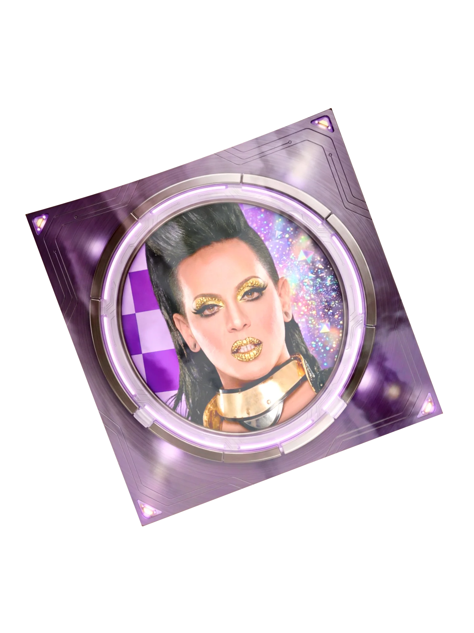 "Season 4 Promo Portal" Kiss-Cut Holographic Sticker product image (1)