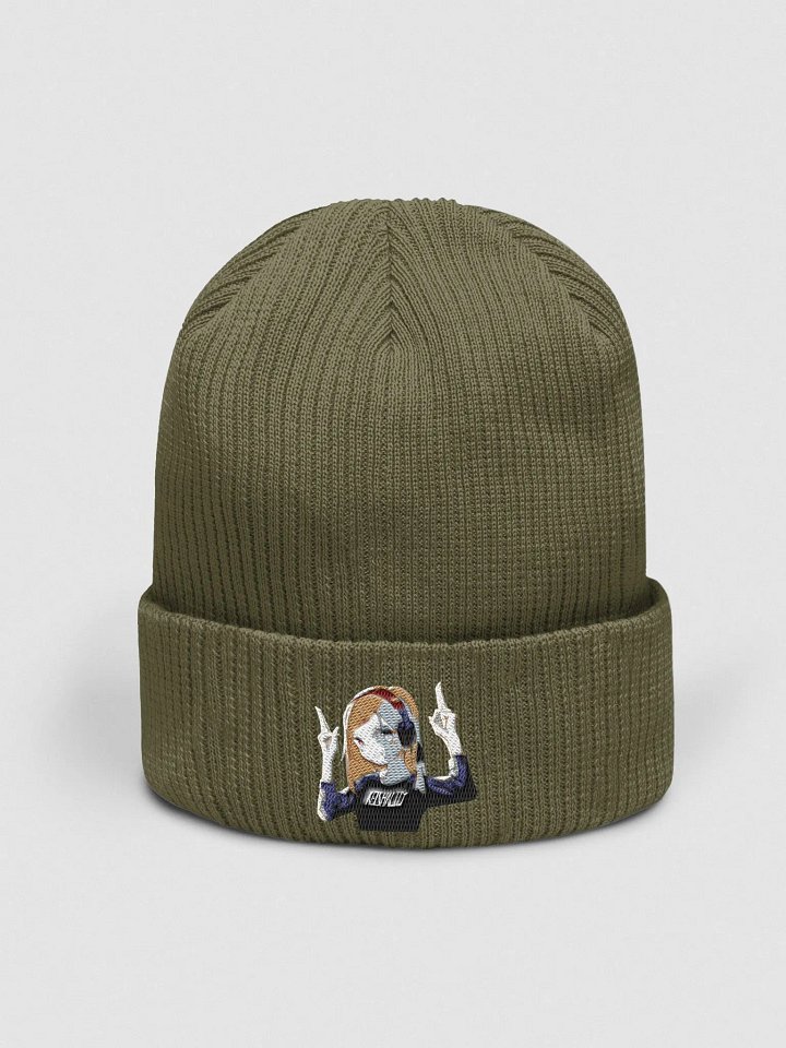 Keisha Out ~ Beechfield Organic Ribbed Beanie product image (4)