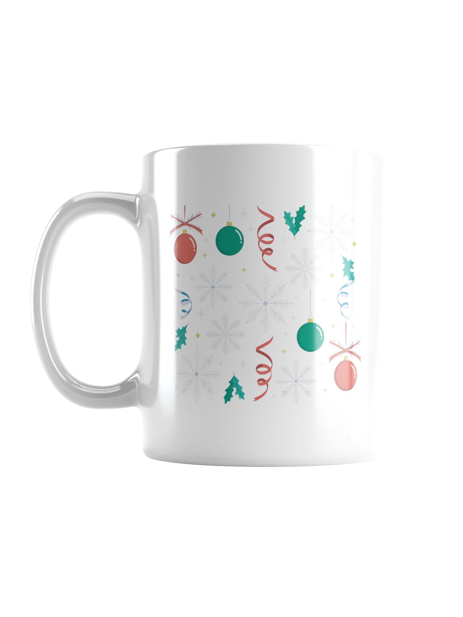 Snowflake and Ornament Holiday Coffee Mug product image (1)