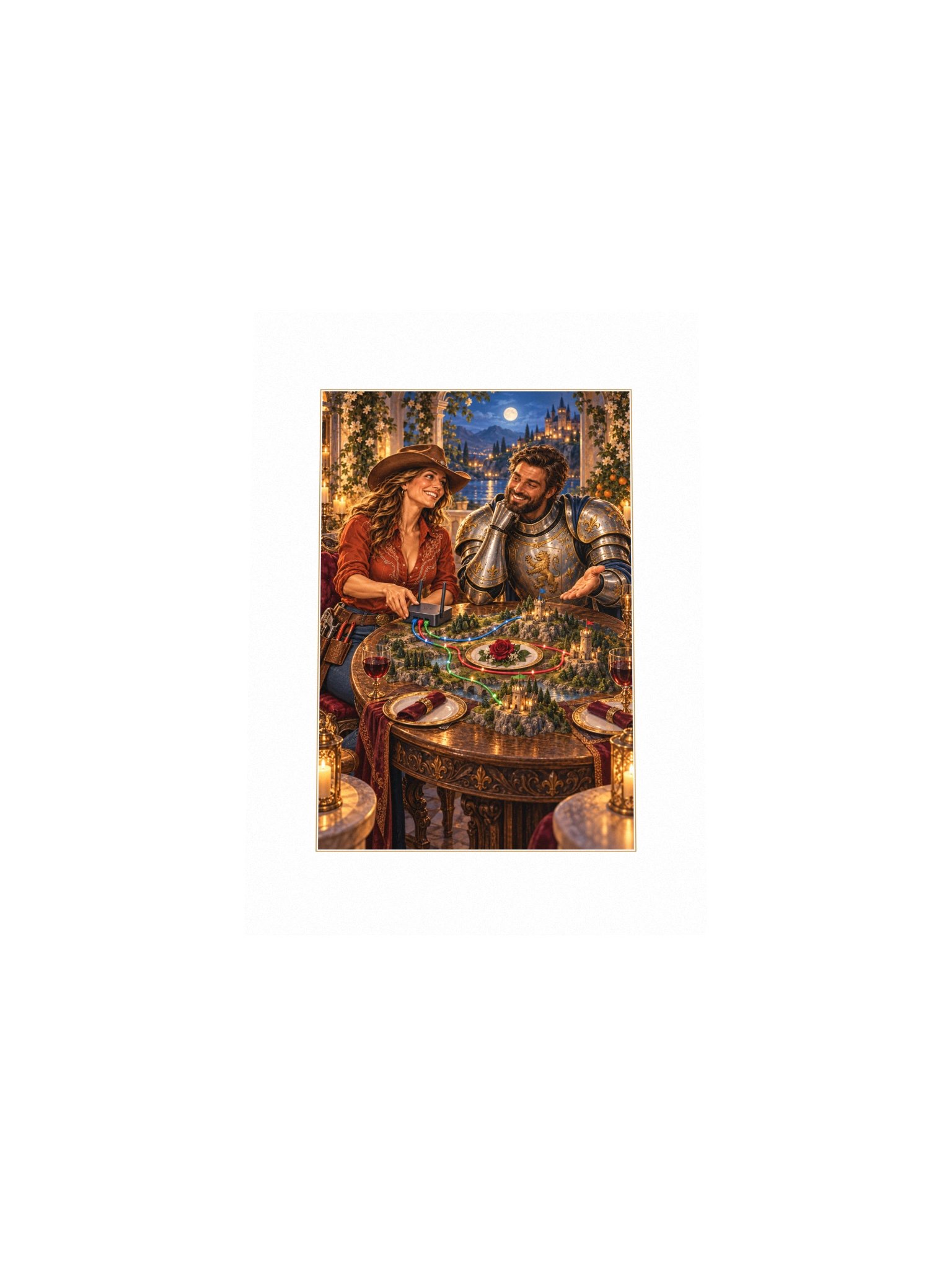 Routing Table Small Art Print product image (4)