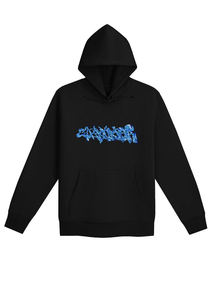 Blue Graffiti Unisex Essential Organic Hoodie product image (6)