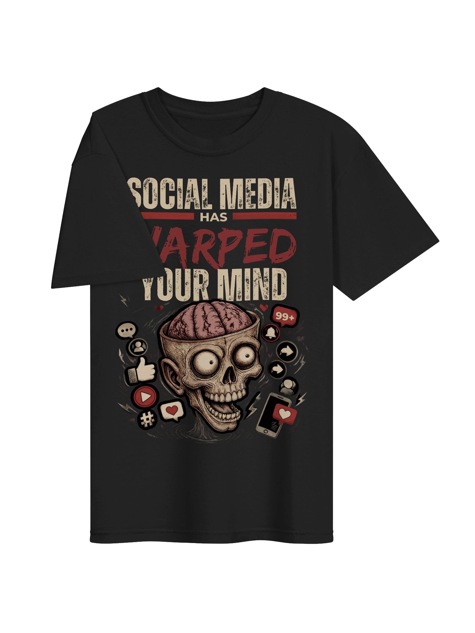 Social Media Warped Mind T-Shirt product image (23)