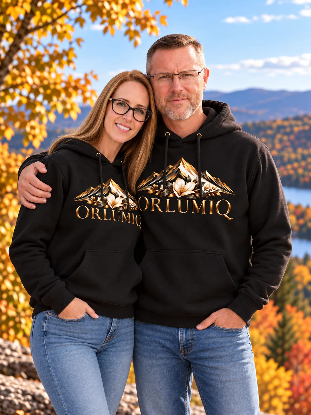 ORLUMIQ Signature Premium Hoodie | Mountain & Floral Collection product image (1)