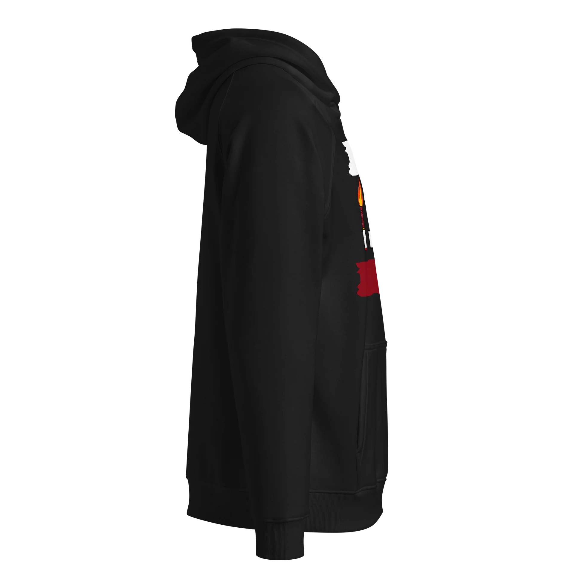 Tricou 1312 Alb și Vișiniu | Ultraşi în Peluze product image (3)