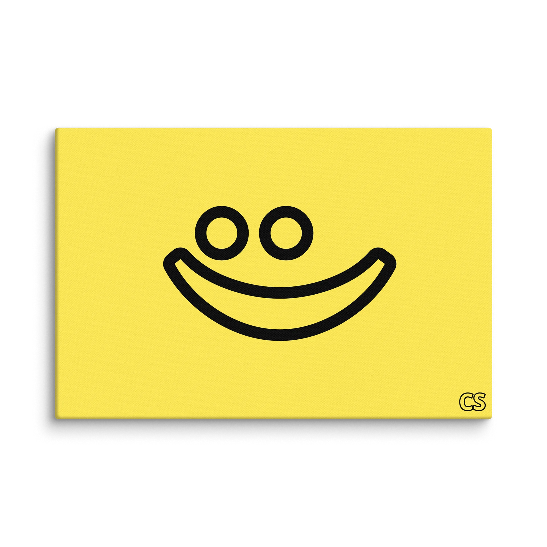 CS, Smiley 12"x18" Wall Art product image (1)