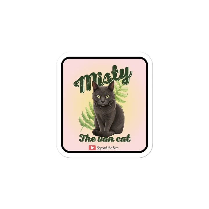 Misty the van cat sticker product image (2)