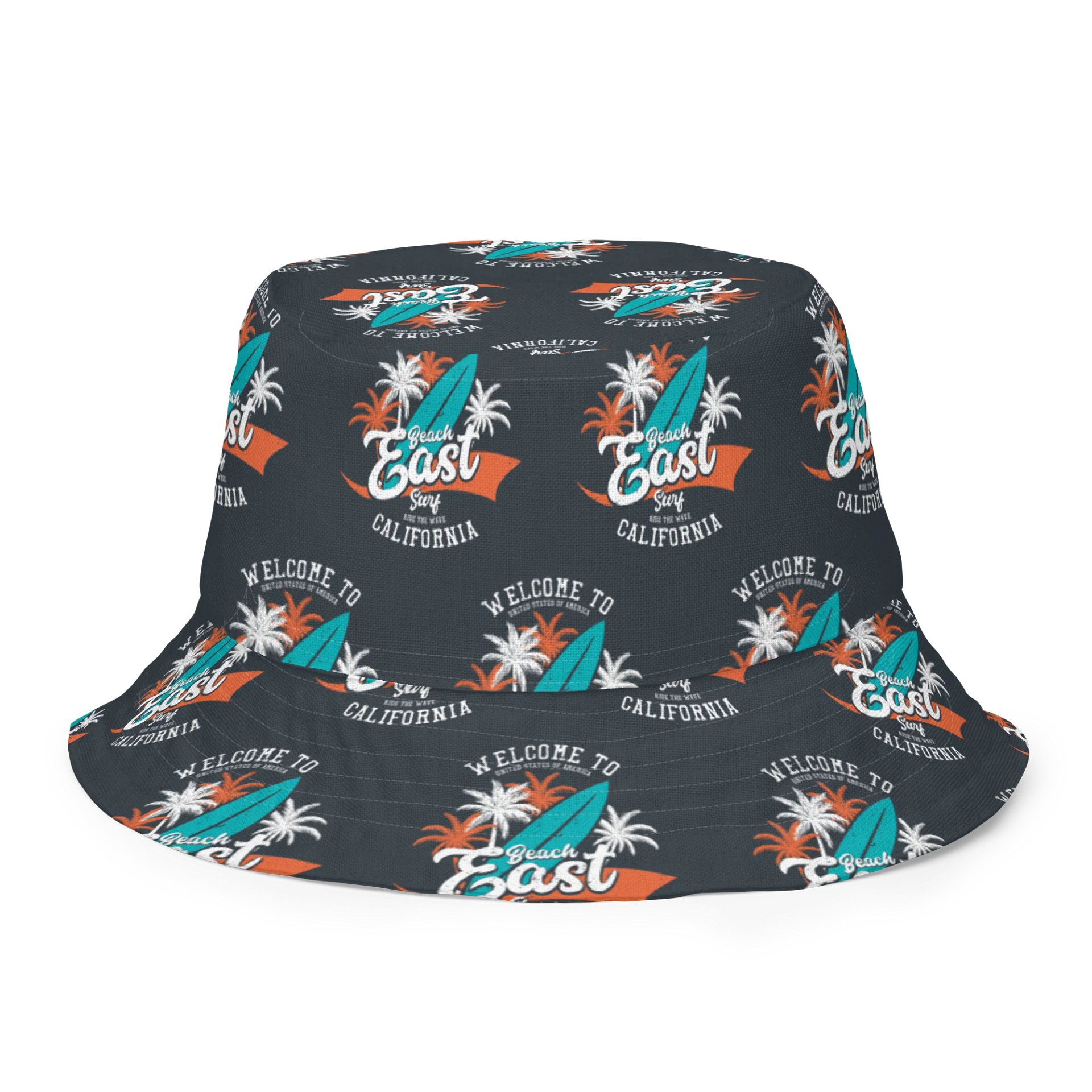 Reversible California Surf Bucket Hat – Bold Beach Style, Double-Sided Print product image (7)