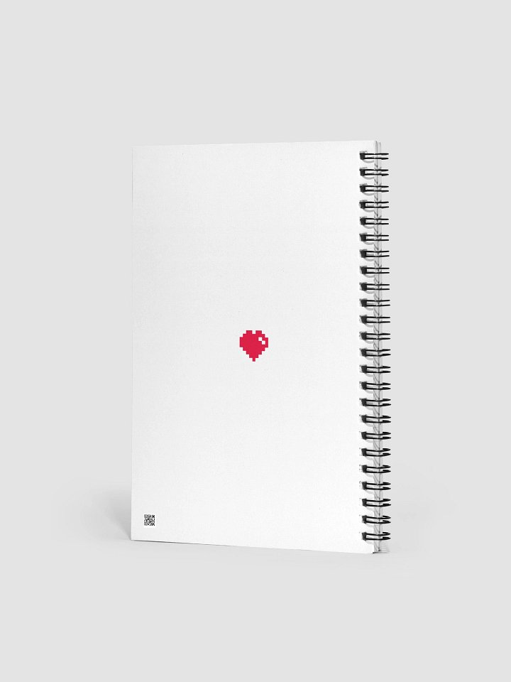 KUDOS // FAN FIC Book Pixel Art Spiral Notebook product image (2)
