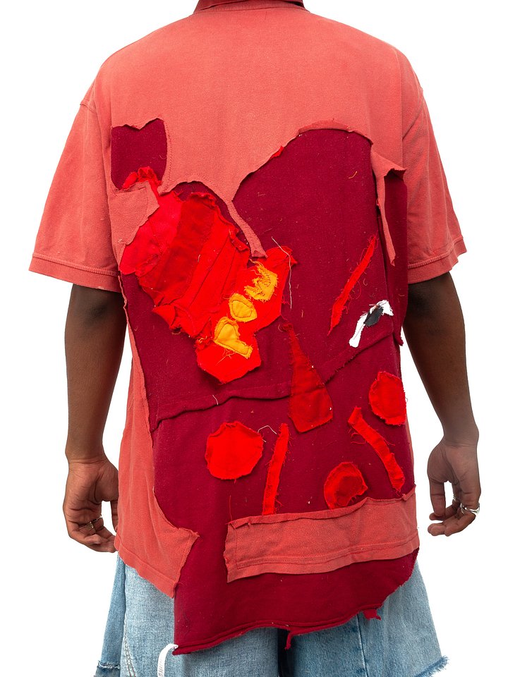 Red Abstrakt Tee – M/L product image (1)