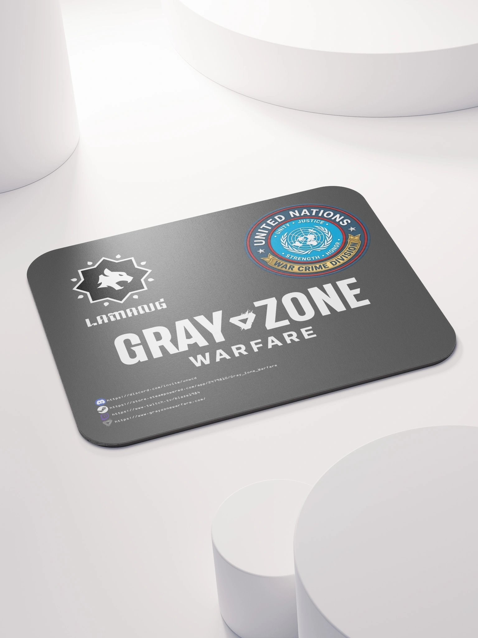UNWCD/LRI Mouse Pad - Gray product image (4)