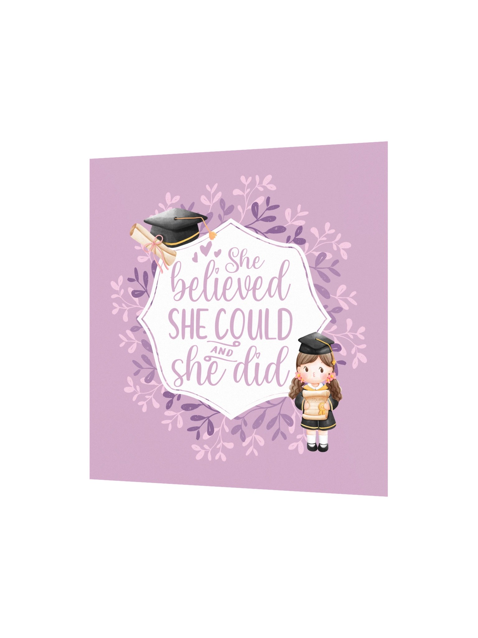 She Believed She Could Graduation Print product image (3)