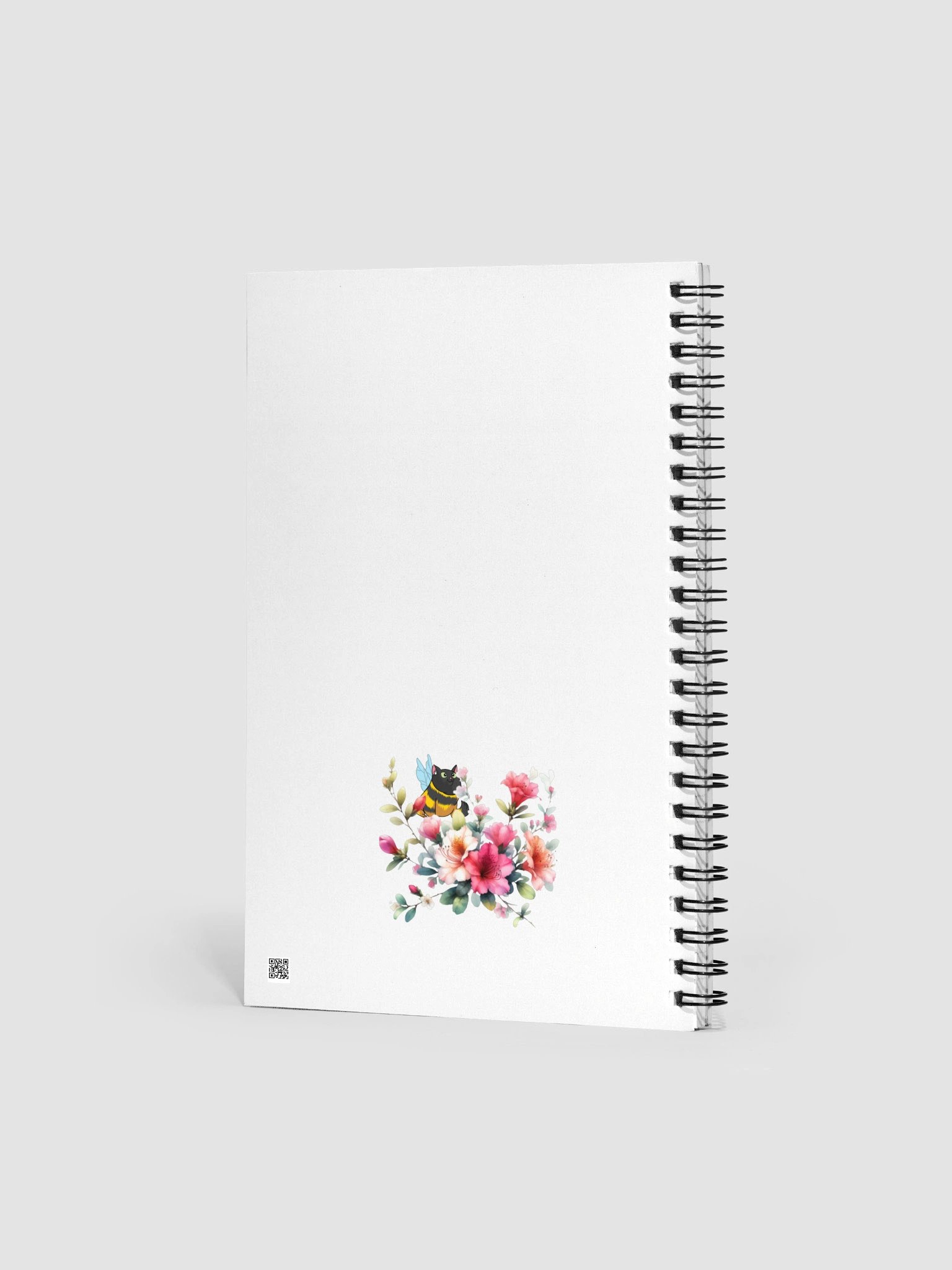 Floral Cat Spiral Journal product image (2)