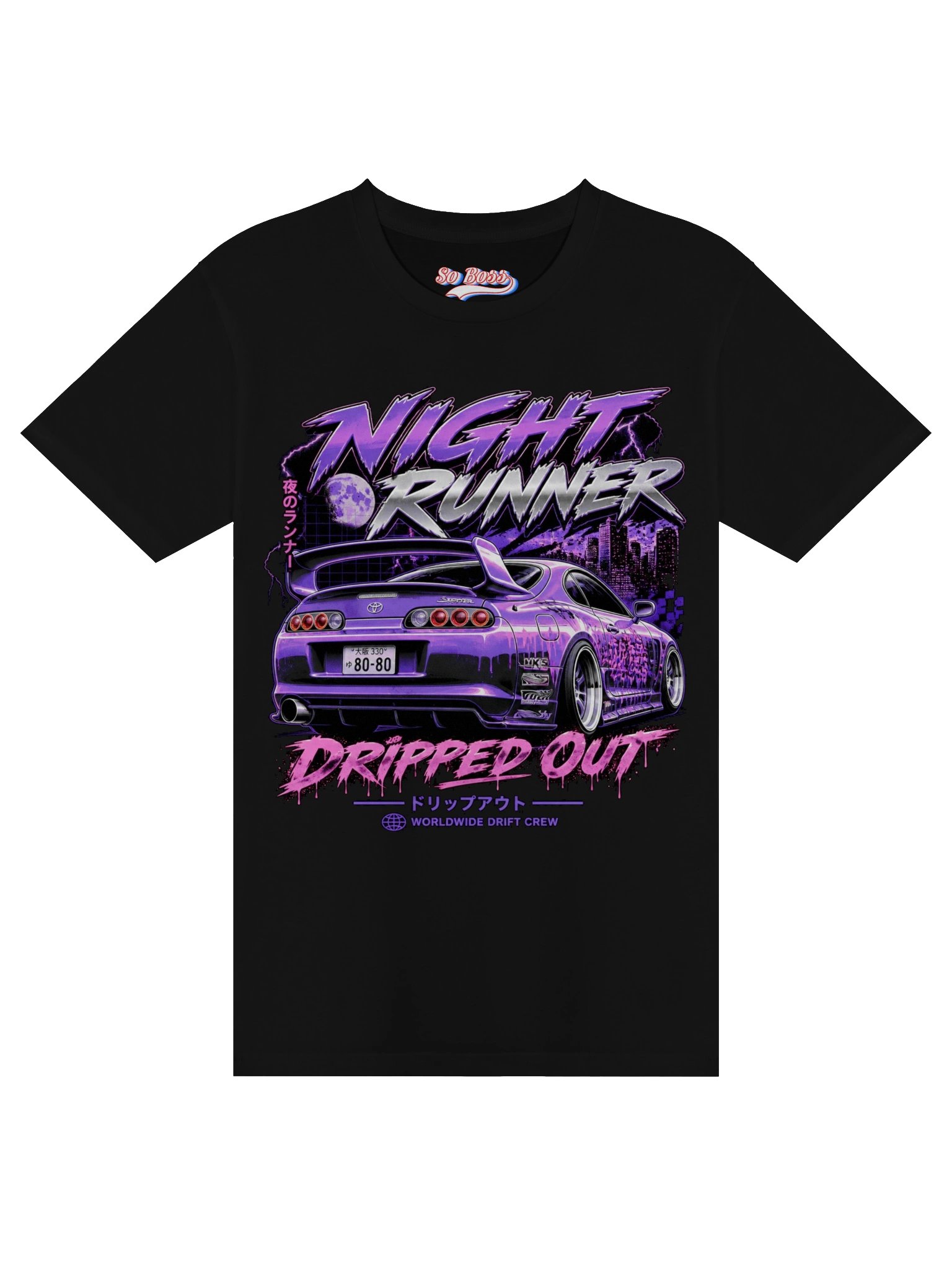 Night Runner JZA80 Supra Graphic Tee product image (3)