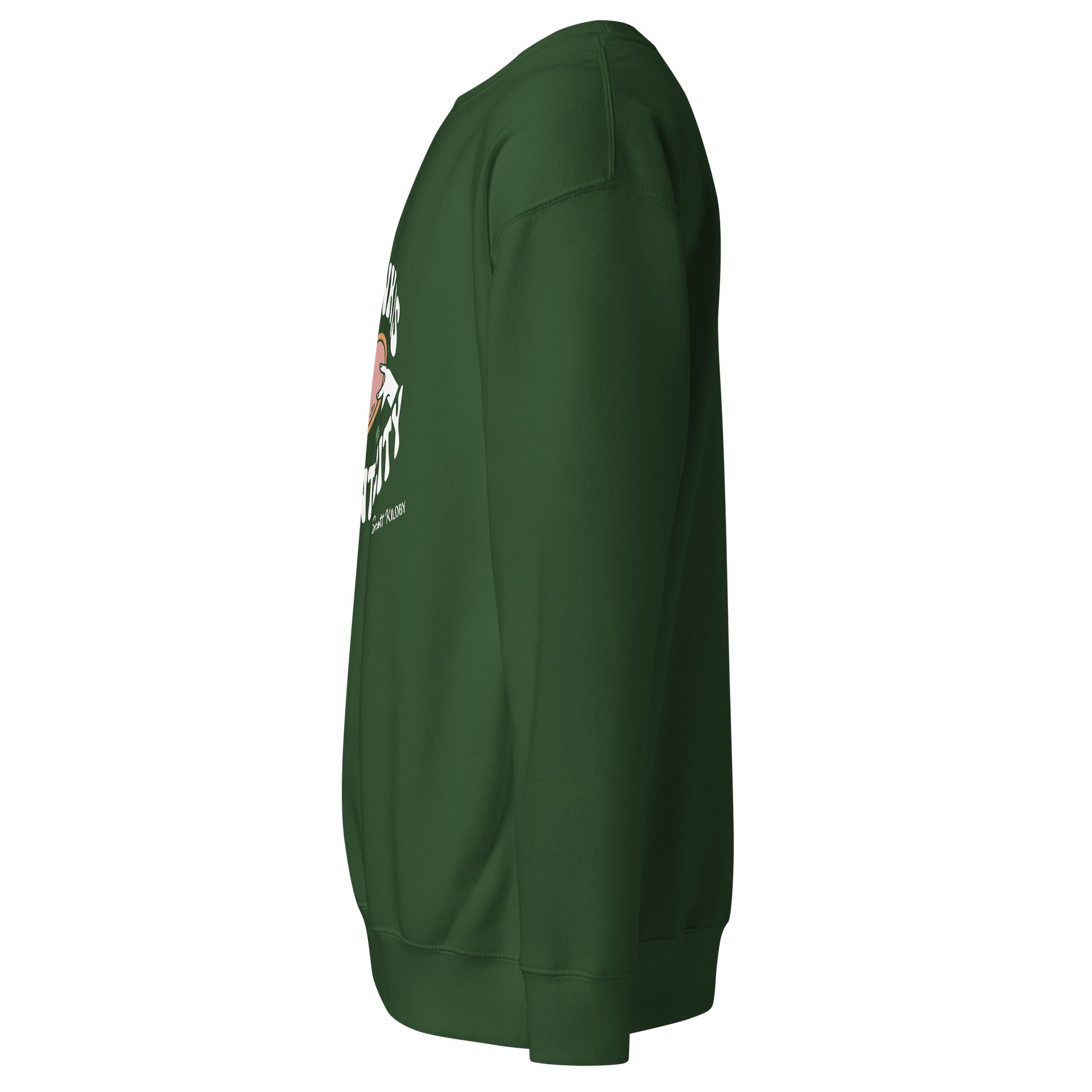 “My Kink Is Authenticity” Forest Green Sweatshirt product image (2)
