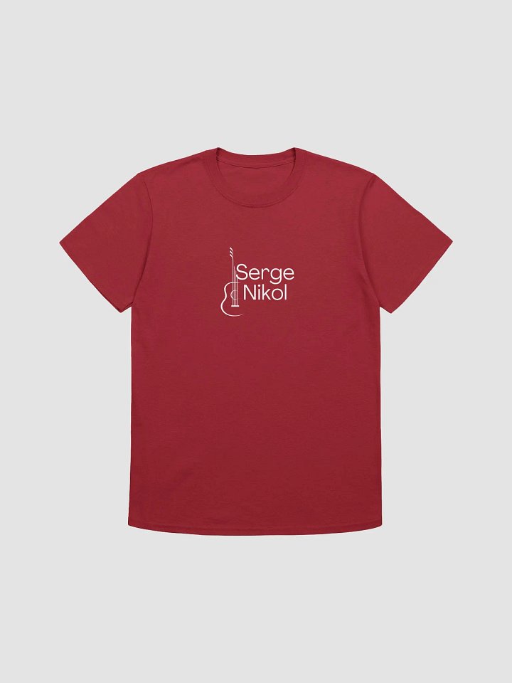 Serge Nikol Guitar Logo Unisex T-Shirt Red product image (1)